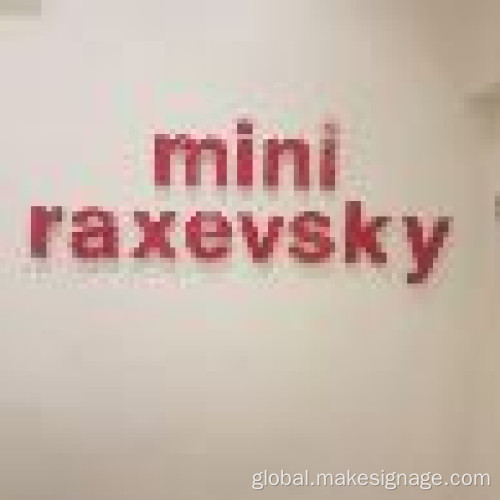Acrylic Letter Acrylic Wall Art Decoration Supplier